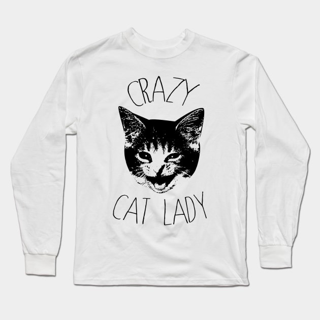 Crazy Cat Lady Long Sleeve T-Shirt by patidesigns